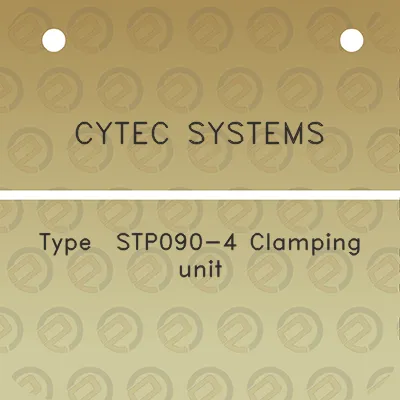 cytec-systems-type-stp090-4-clamping-unit