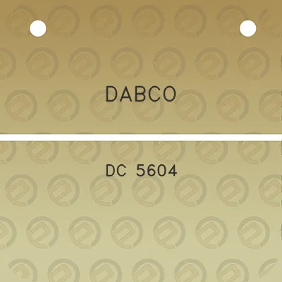 dabco-dc-5604