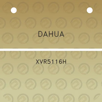 dahua-xvr5116h