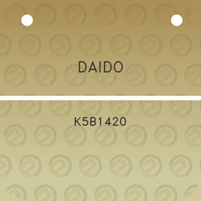 daido-k5b1420