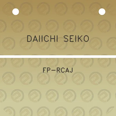 daiichi-seiko-fp-rcaj