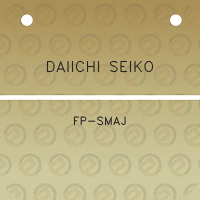 daiichi-seiko-fp-smaj