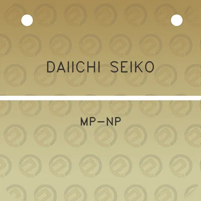 daiichi-seiko-mp-np