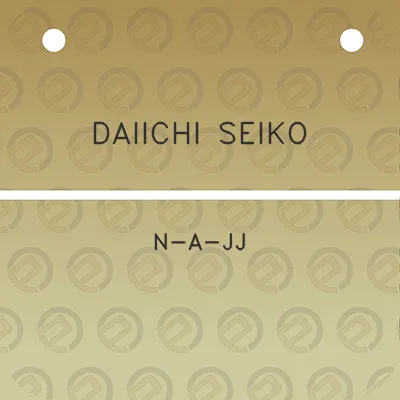 daiichi-seiko-n-a-jj