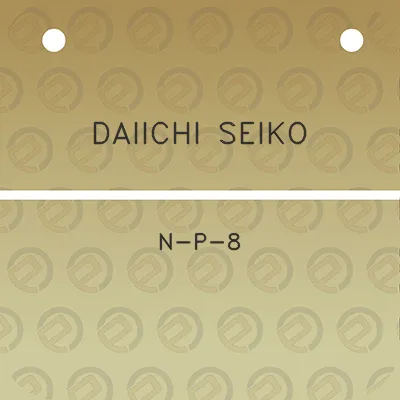 daiichi-seiko-n-p-8