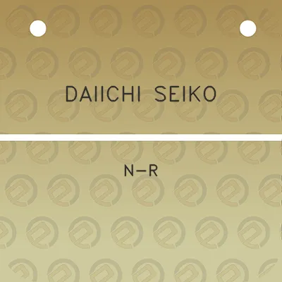 daiichi-seiko-n-r