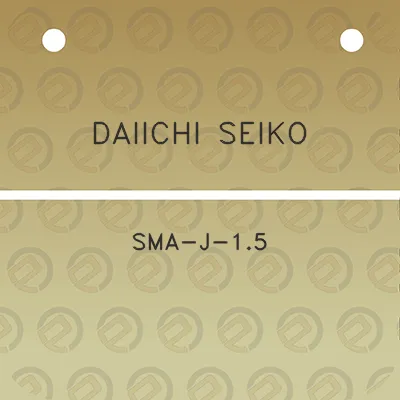 daiichi-seiko-sma-j-15