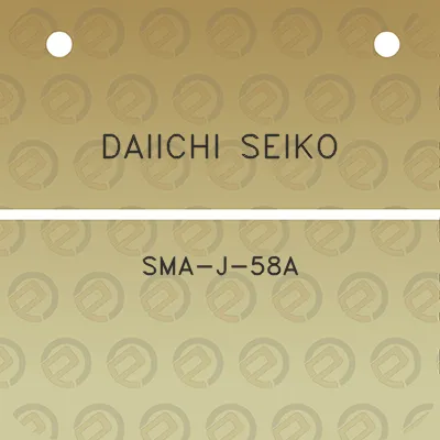 daiichi-seiko-sma-j-58a