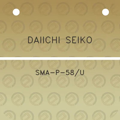 daiichi-seiko-sma-p-58u