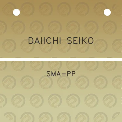 daiichi-seiko-sma-pp