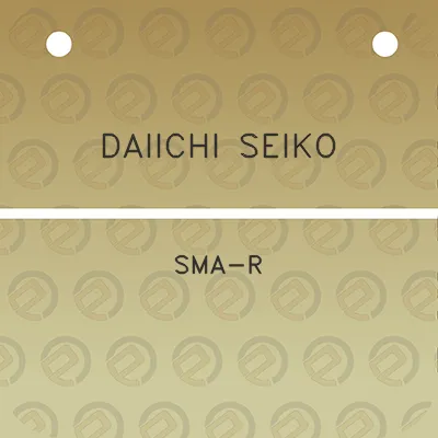 daiichi-seiko-sma-r