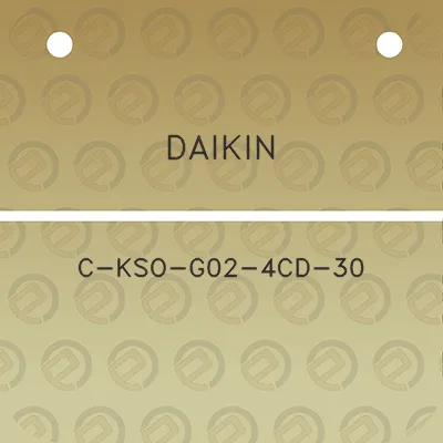 daikin-c-kso-g02-4cd-30