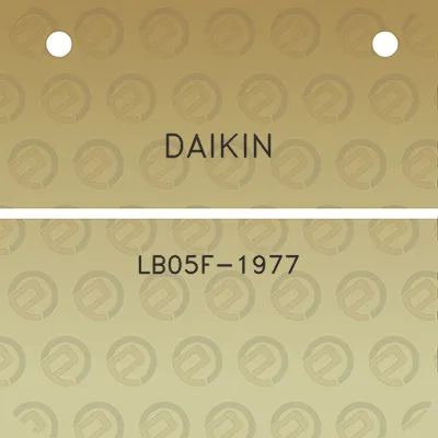 daikin-lb05f-1977