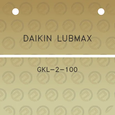 daikin-lubmax-gkl-2-100