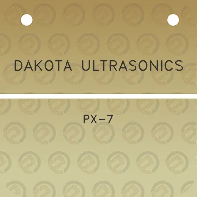 dakota-ultrasonics-px-7