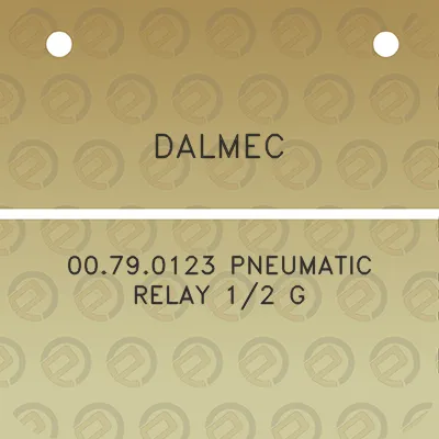 dalmec-00790123-pneumatic-relay-12-g