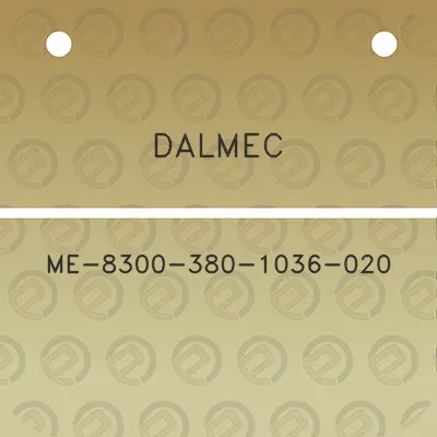 dalmec-me-8300-380-1036-020