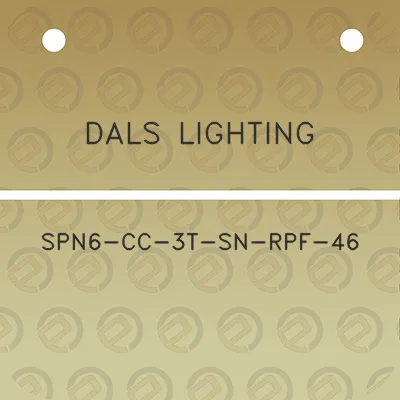 dals-lighting-spn6-cc-3t-sn-rpf-46