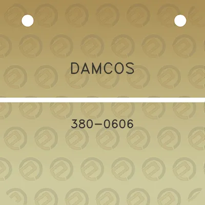 damcos-380-0606