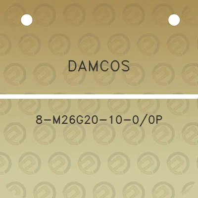 damcos-8-m26g20-10-00p