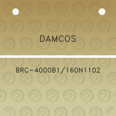 damcos-brc-4000b1160n1102