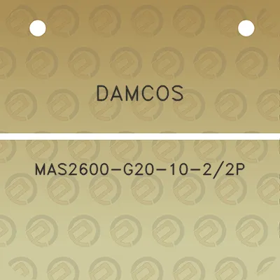 damcos-mas2600-g20-10-22p