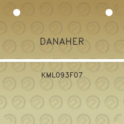 danaher-kml093f07