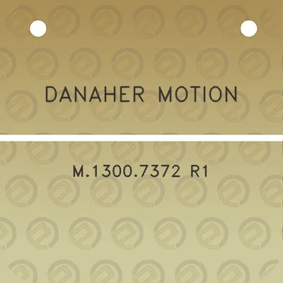 danaher-motion-m13007372-r1