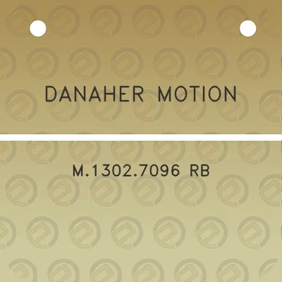 danaher-motion-m13027096-rb