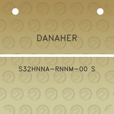 danaher-s32hnna-rnnm-00-s