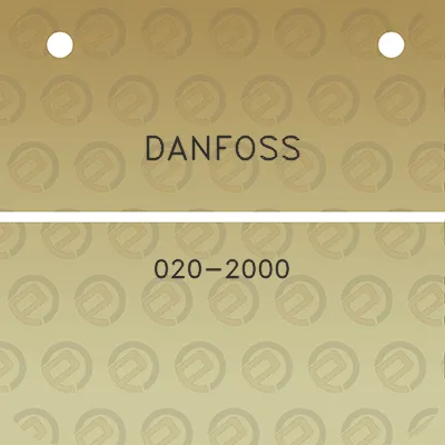 danfoss-020-2000