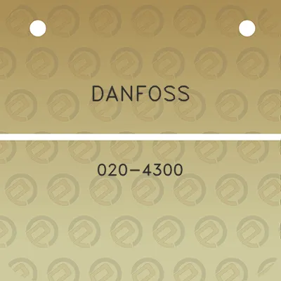 danfoss-020-4300