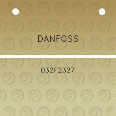 danfoss-032f2327