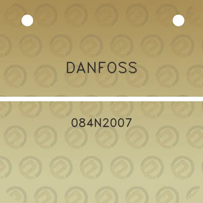 danfoss-084n2007