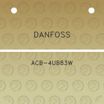 danfoss-acb-4ub83w