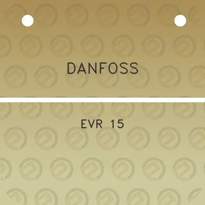 danfoss-evr-15