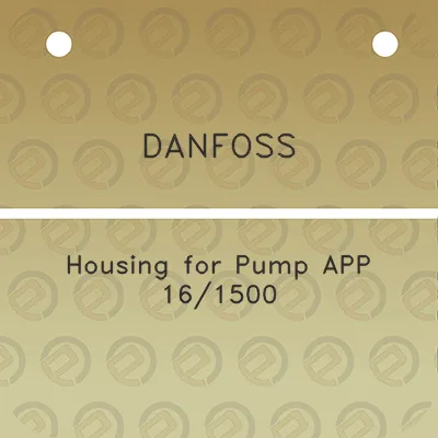 danfoss-housing-for-pump-app-161500