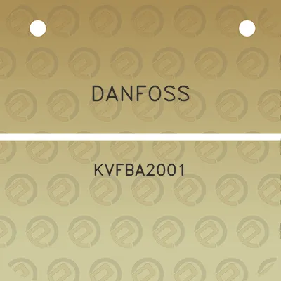 danfoss-kvfba2001