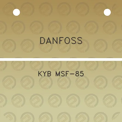 danfoss-kyb-msf-85