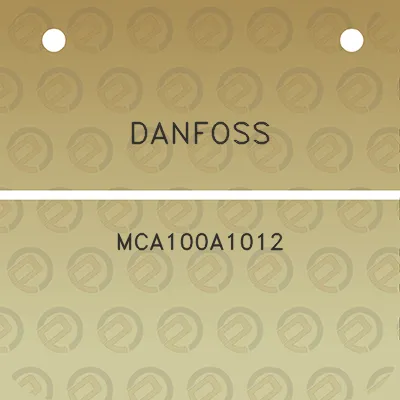 danfoss-mca100a1012