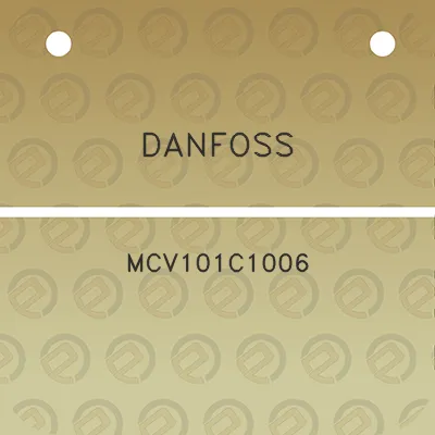 danfoss-mcv101c1006