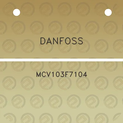 danfoss-mcv103f7104