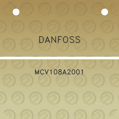 danfoss-mcv108a2001