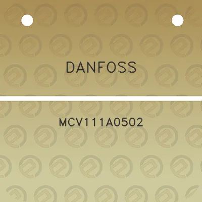 danfoss-mcv111a0502