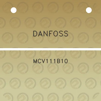 danfoss-mcv111b10