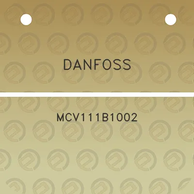 danfoss-mcv111b1002