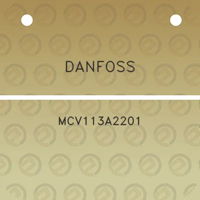 danfoss-mcv113a2201