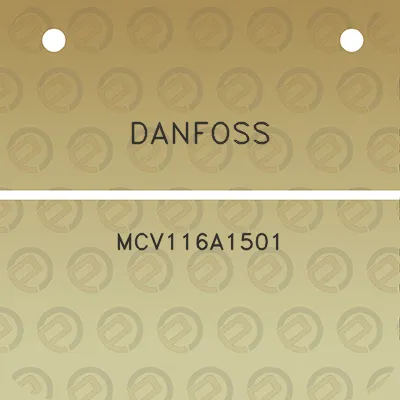 danfoss-mcv116a1501