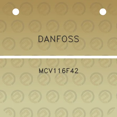 danfoss-mcv116f42