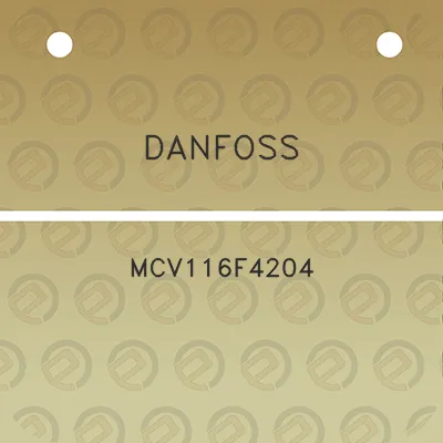 danfoss-mcv116f4204